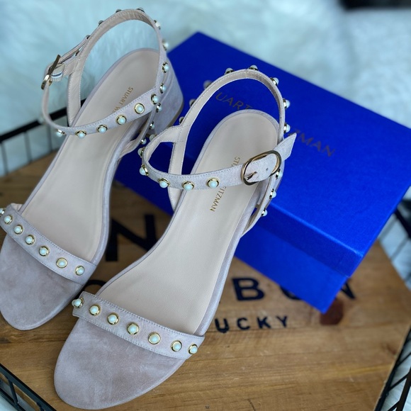 Stuart Weitzman | Shoes | Bnib Stuart Weitzman Tibby 35 Pearl Sandal |  Poshmark